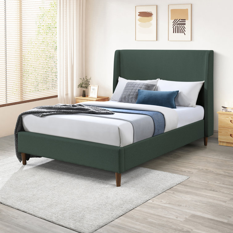 Sleek modern deals bed frame